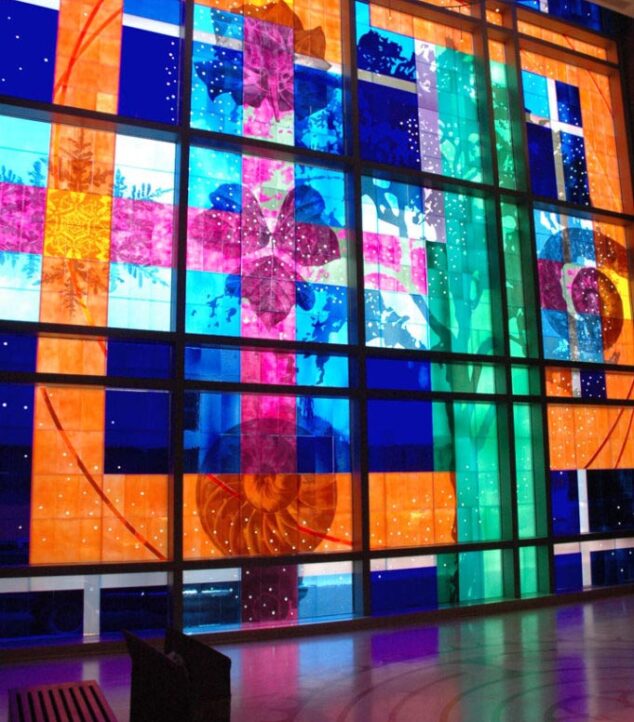 Norton Cancer Institute | Stained Glass Wall
