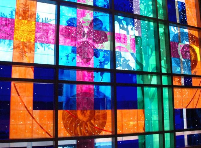 Norton Cancer Institute | Stained Glass Wall
