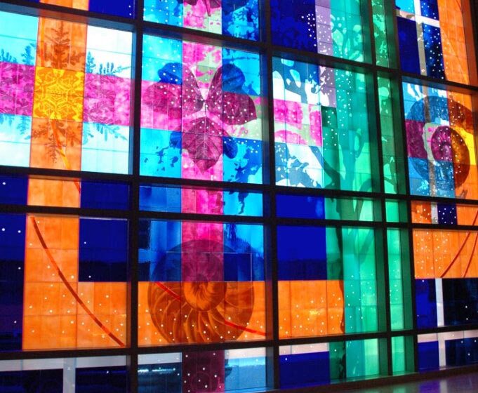 Norton Cancer Institute | Stained Glass Wall