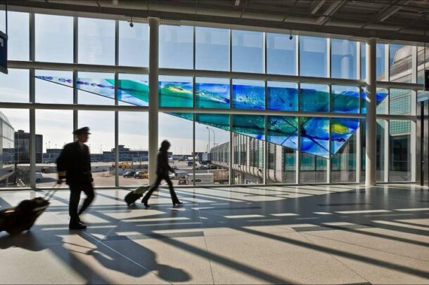 O'Hare International Airport | Stained Glass Window