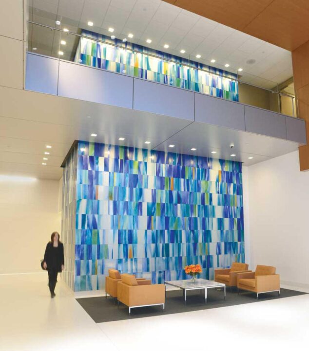 Spaulding Rehabilitation Hospital | Stained Glass Wall