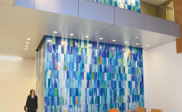 Spaulding Rehabilitation Hospital | Stained Glass Wall