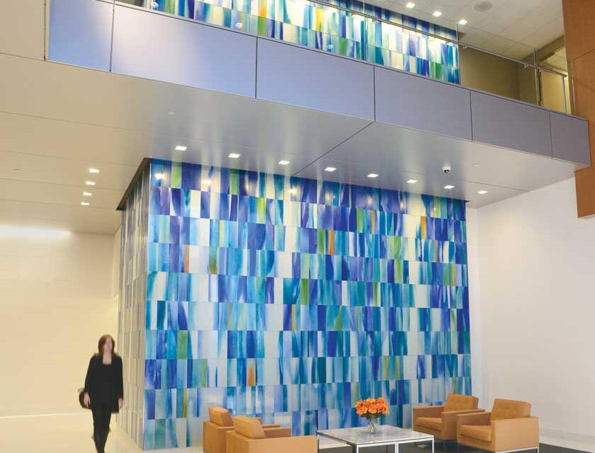 Spaulding Rehabilitation Hospital | Stained Glass Wall