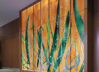 Washington State Department of Enterprise Services | Stained Glass Wall