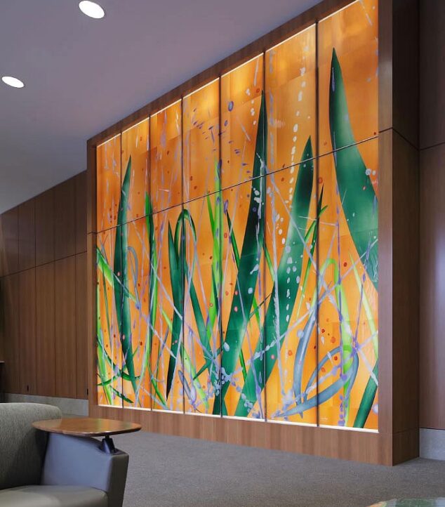Washington State Department of Enterprise Services | Stained Glass Wall