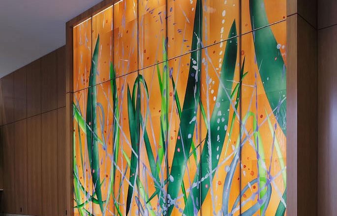 Washington State Department of Enterprise Services | Stained Glass Wall