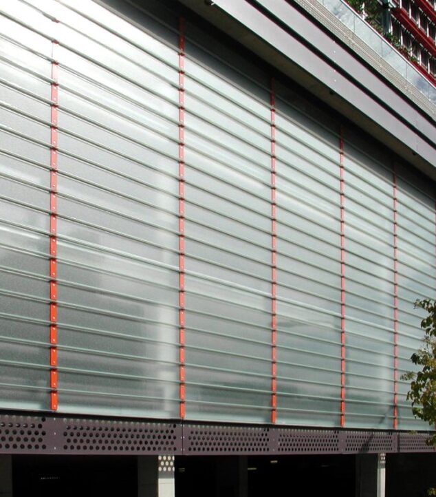 Optima Horizons Parking Structure | Bendheim Channel Glass Project