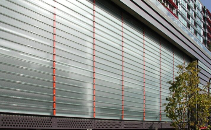 Optima Horizons Parking Structure | Bendheim Channel Glass Project