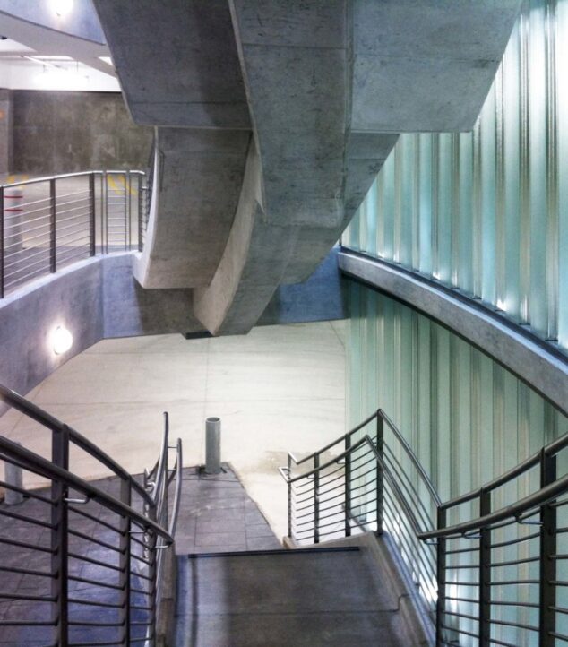 Ann Arbor 5th St. Underground Parking Structure | Bendheim Channel Glass Project