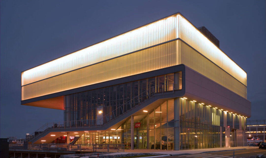 Institute of Contemporary Art | Bendheim Channel Glass Rainscree