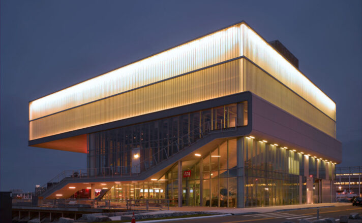 Institute of Contemporary Art | Bendheim Channel Glass Rainscree