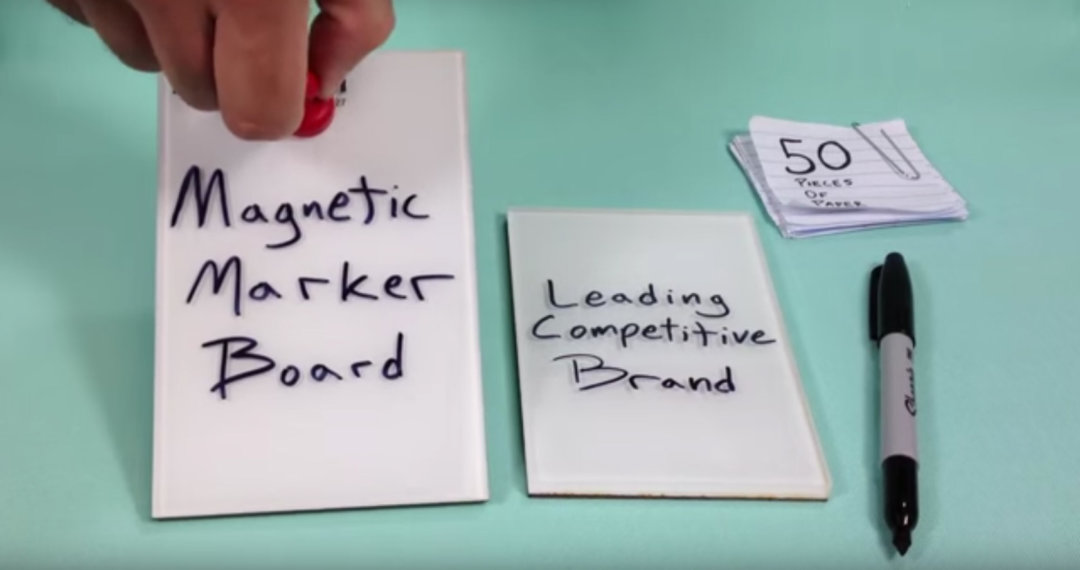 Mag+™ Projectable DryErase Glass Marker Board Bendheim