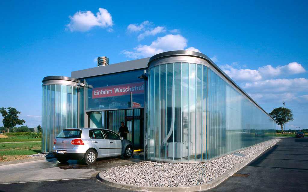 Allguth Auto-Waschstrasse | Bendheim Channel Glass Project