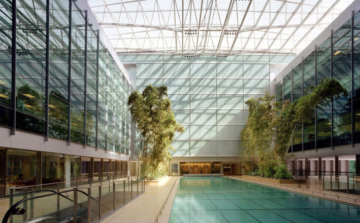 Espirito Santo Plaza Parking Structure | Bendheim Channel Glass Project