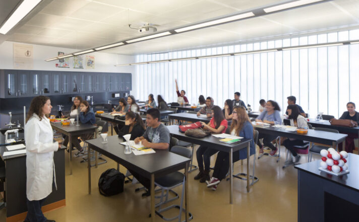 LAUSD James A. Garfield High School | Bendheim Channel Glass Project