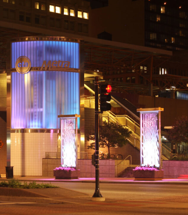 LaSalle & Congress Intermodal Transfer Center | Bendheim Channel Glass Project