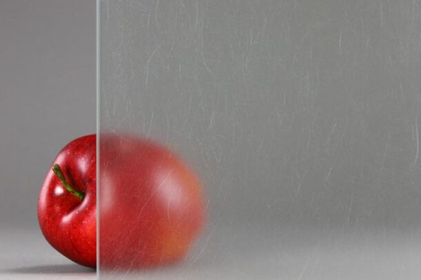 Low-Iron Brushed Fiber Acoustic Laminated Glass | Bendheim Architectural Glass