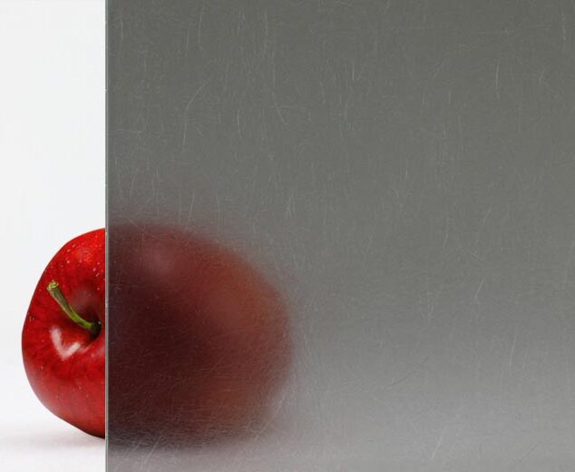 Smoke Grey Brushed Fiber Acoustic Laminated Glass | Bendheim Architectural Glass