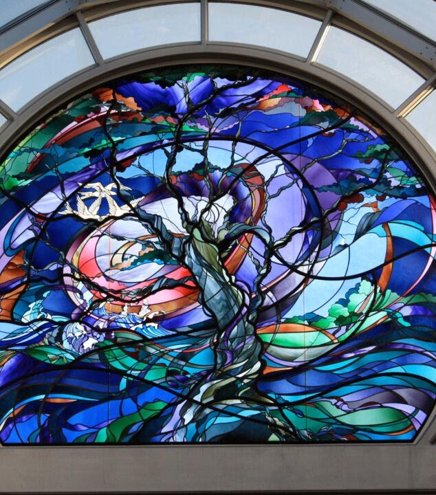 White Theatre | Stained Glass Window