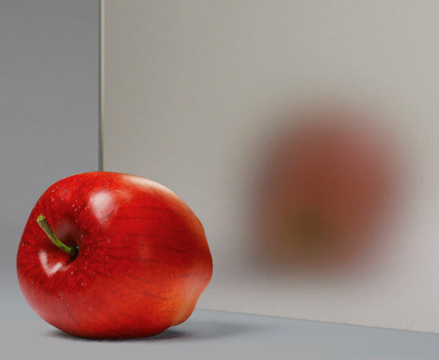 Anti-Glare "Soft" Titanium® Laminated Mirror in "Palest Bronze"