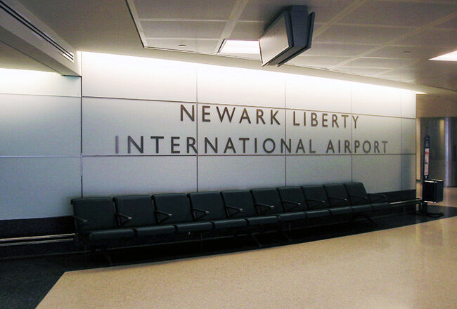 Newark Liberty International Airport | Bendheim Etched Glass Project