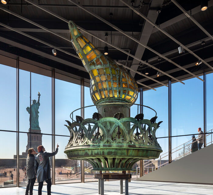 Original Statue of Liberty Torch | Bendheim Art Glass
