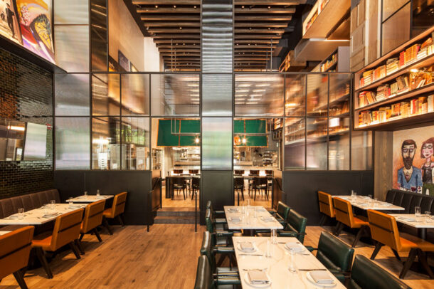 EMC2 Autograph Hotel | Bendheim Textured Architectural Glass Project