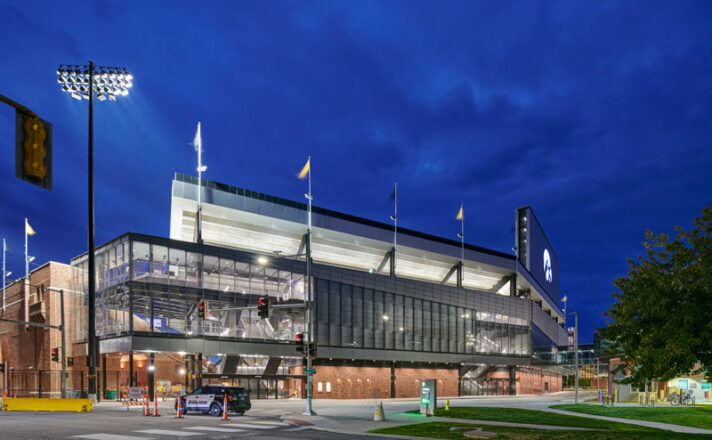 Kinnick Stadium Fritted Glass Facade