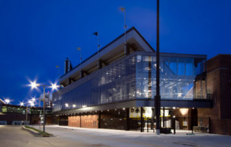 Kinnick Stadium Fritted Glass Facade