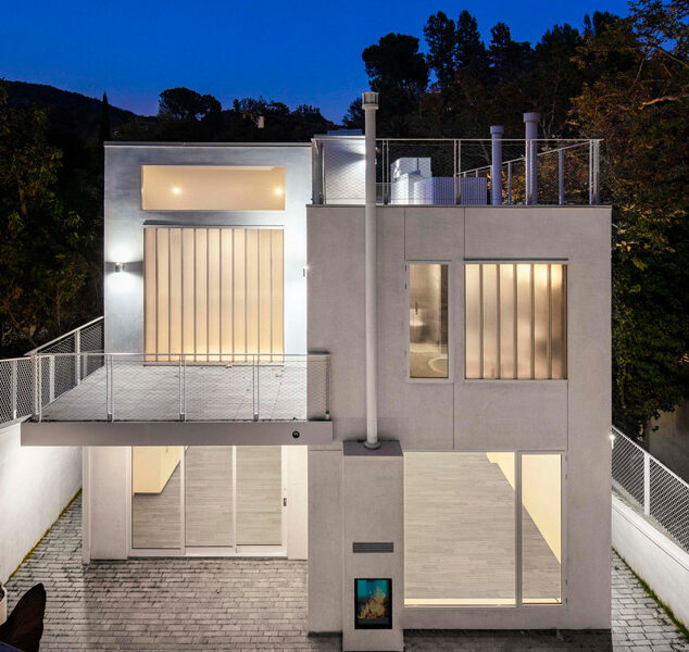 South California channel glass house