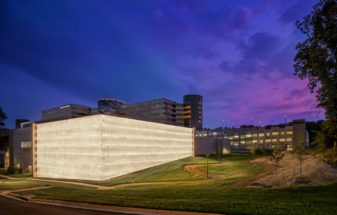 Inova illuminated glass rainscreen