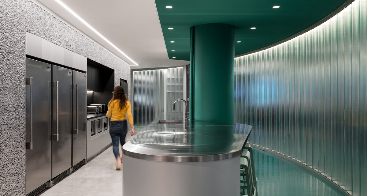 curved channel glass walls