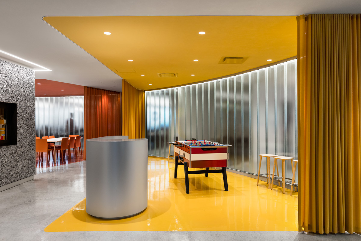 curved channel glass walls