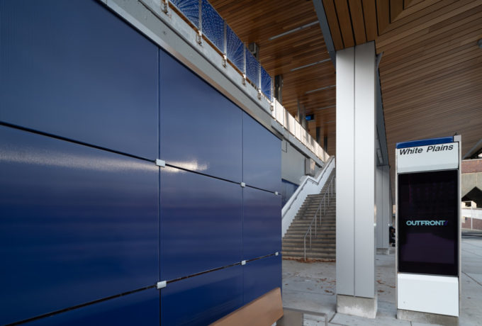 MTA White Plains Train Station | Bendheim Glass Rainscreen Project