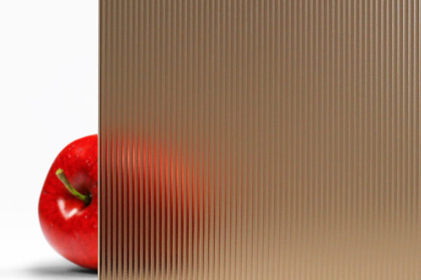 Bronze Carved Corduroy Glass