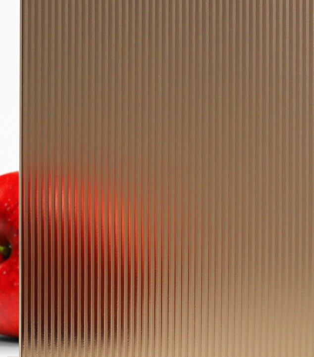 Bronze Carved Corduroy Glass