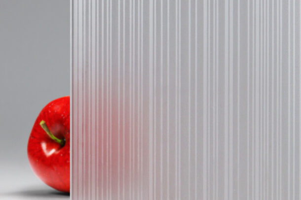 Low-Iron Double-Sided Etched Streamer Glass