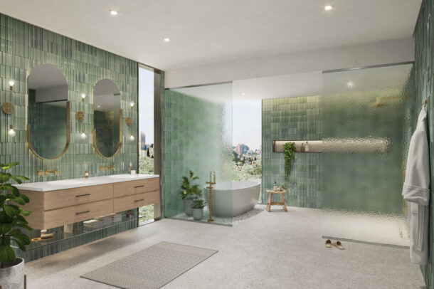 EcoGlass Gothic Glass Rendering