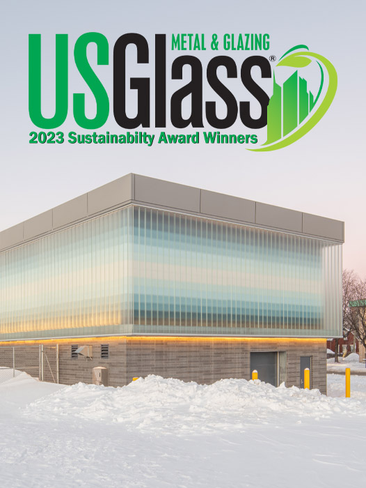 Bendheim Channel Glass Wins USGlass Sustainability Award