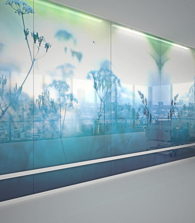 BendheimDigital printed glass in hospital