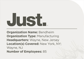 Bendheim JUST 3.0 Label